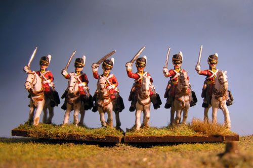 Scots Greys Charging x 4 (3 variants)