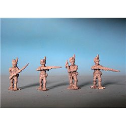 Old Guard Chasseurs Firing Line in Full Dress