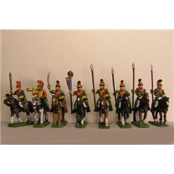 French Line Lancers at Rest Lance Up