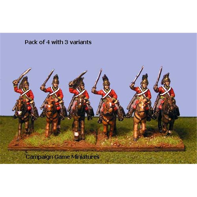 British Heavy Dragoons Charging