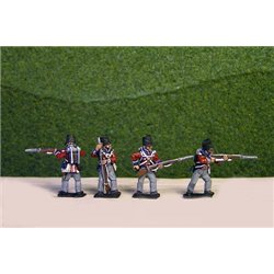 1813-14 British/KGL Covered Shako Firing Peninsular