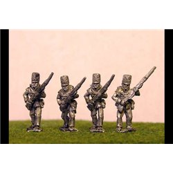 1813-14 British/KGL Covered Shako Flank Company Advancing Peninsular