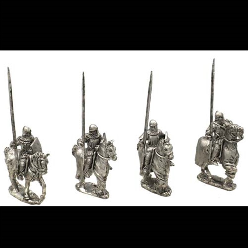 Medieval Knights with lance