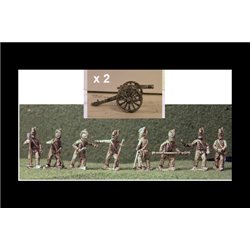 9lb Horse battery with 8 Royal Horse artillerymen & 2x 9lb Guns