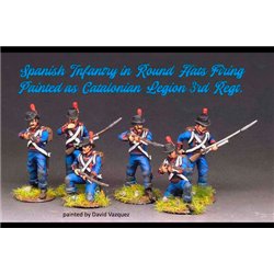 Spanish Infantry in Round Hat Firing