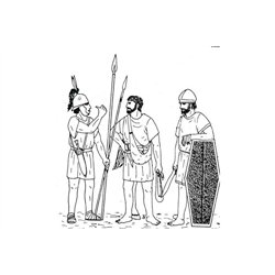 Tullian Romans 578 to 400 BC, I/59 DBA list (48 miniatures + 6 horses)