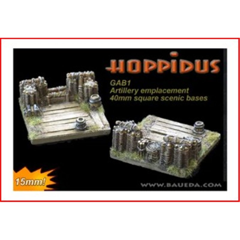 Gabion Artillery emplacements