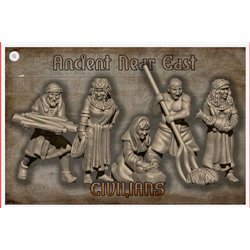 Ancient Near East villagers (3D resin)