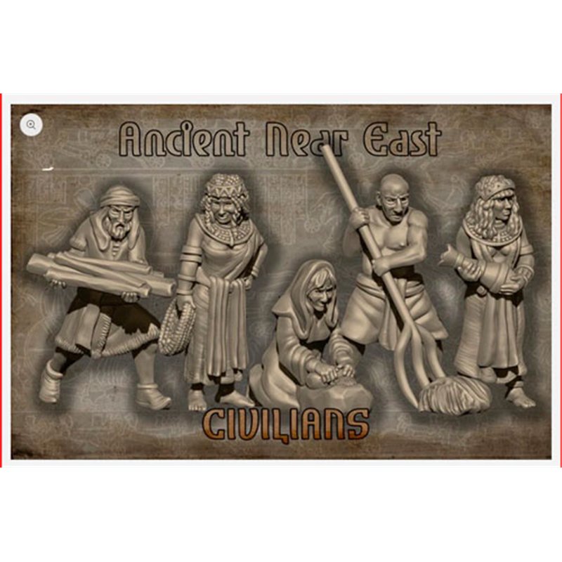 Ancient Near East villagers (3D resin)