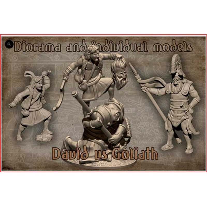 David vs Goliath (3D resin)