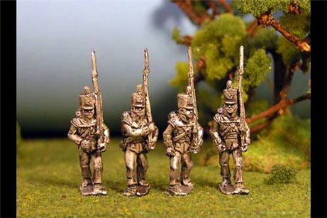 Infantry Marching Stovepipe Shako Flank Co