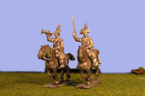 Peninsula Heavy Cavalry (Dragoons) Command in Bicorne  (until the 1812 helmet)