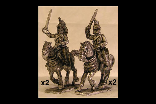 French Dragoons Charging 1 (x4)