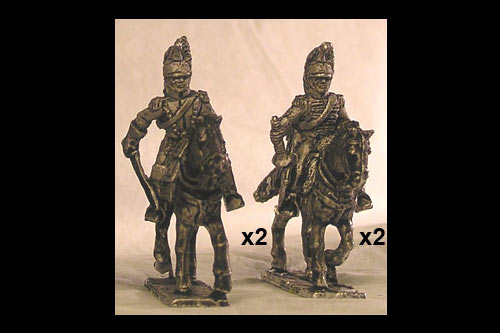 French Dragoons Command Shouldered sword (x4)
