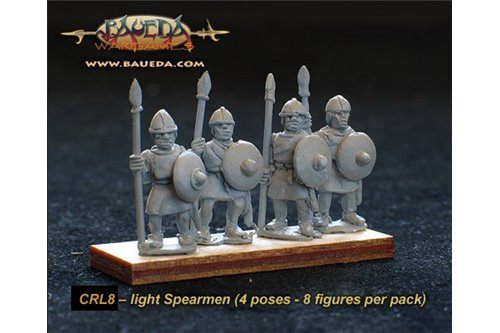 Frankish light Spearmen  (8 foot Figures)