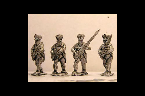 Musketeers / Jagers Advancing ( 4 variants)