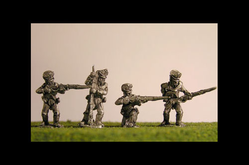 Musketeers / Jagers with backpack Firing Line / Skirmish ( 4 variants)