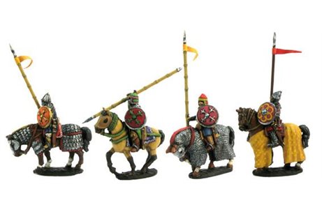 Heavy Cavalry, Ghulam or Mamelukes, walking horses (4 variants)