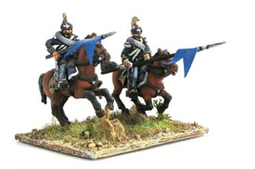 Dragoons in campaign dress, charging ( 2 positions)