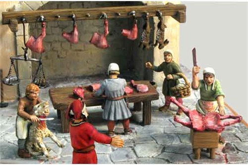 The medieval seller of mutton