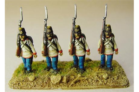 Austrian Fusiliers marching