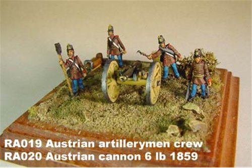 Austrian cannon 6 lb 1859