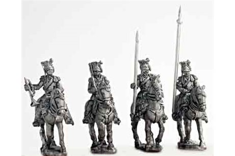 Ulan command group, walking (4 variants).