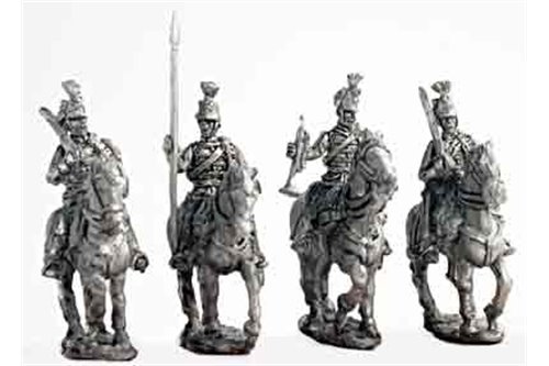 Hussar command group walking (4 variants)