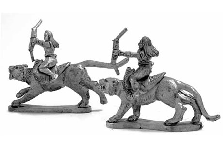 Amazons Cat Riders with bow