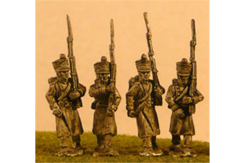 FW046 Line/Light Fusiliers in Greatcoat Marching (All Napoleonic periods) 4 variants