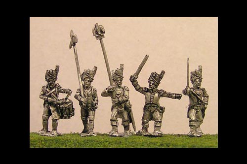 Old Guard Grenadiers Command Marching/Advancing Full Dress