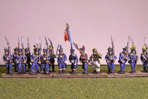 French Light March Attack/Marching 12 figs