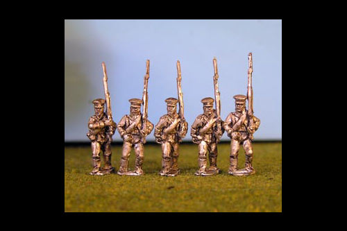 Prussian Reserve Infantry Marching in Caps x8 (all 5 variants included)