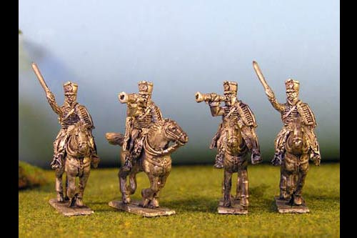Hussars at Command in shako