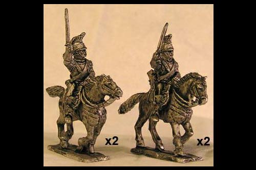 French Cuirassiers Charging 1 (x4)