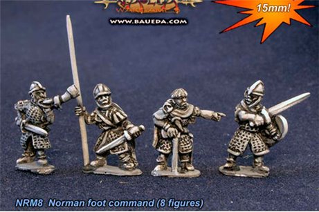 Norman foot command (8 figures).