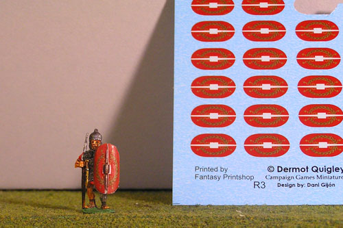 Red, gold Laurel leaves and thunderbolts