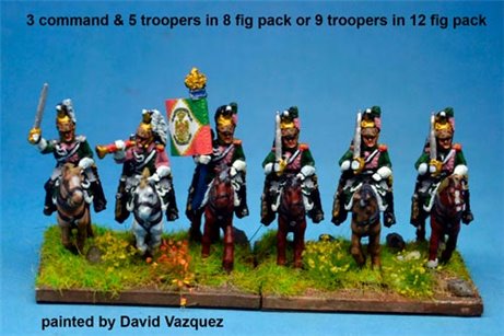 Italian Queen's (Regina) Dragoons At Rest