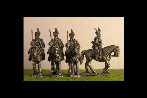 Brunswick Hussars at Rest x4