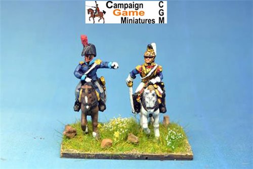 Cuirassier Brigade General with ADC