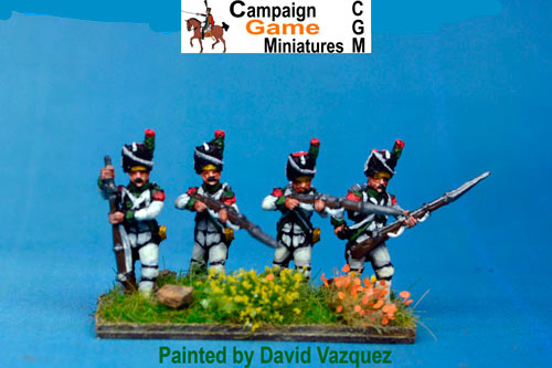 Italian Guard Velite Grenadiers (Veliti Reale) Firing Line.