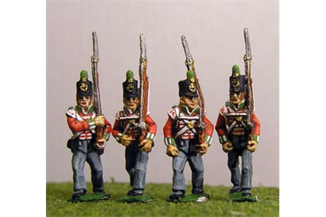 Peninsular British Light Infantry Marching Stovepipe Shako 12 figs
