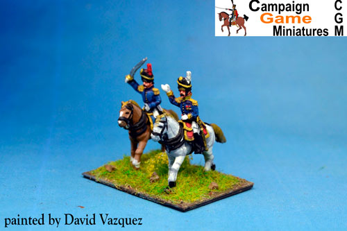 Imperial Guard General ( or Lt Col) & Colonel holding sword