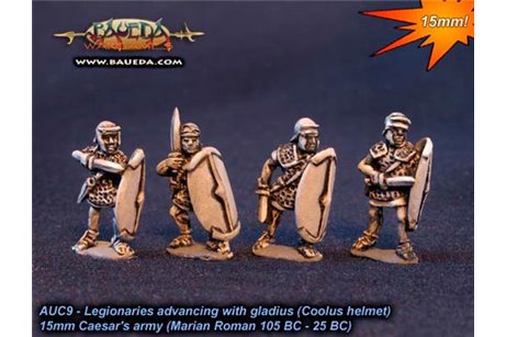 Roman Legionaries advancing Coolus helmet