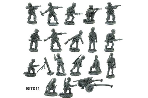Folgore ( 18 differenti miniature + un cannone 47/32)