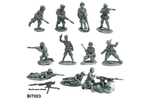 Line Infantry 1940-1945 in different position (12 pz)
