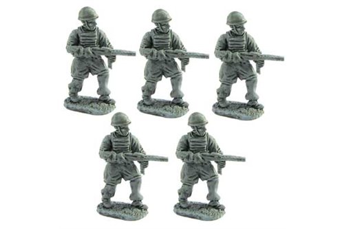 Parachutists R.E, R.S.I, with helmet and MAB rifle