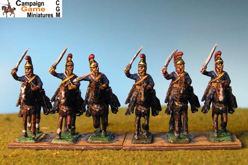 Royal Horse Guards Charging (Household Cavalry) x 4 (3 variants)