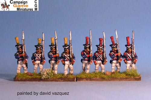 Polish Voltigeur/Grenadier Marching Czapka Plume x8