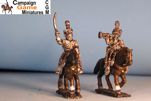 Polish Chasseurs Command Officer in Shako x 4